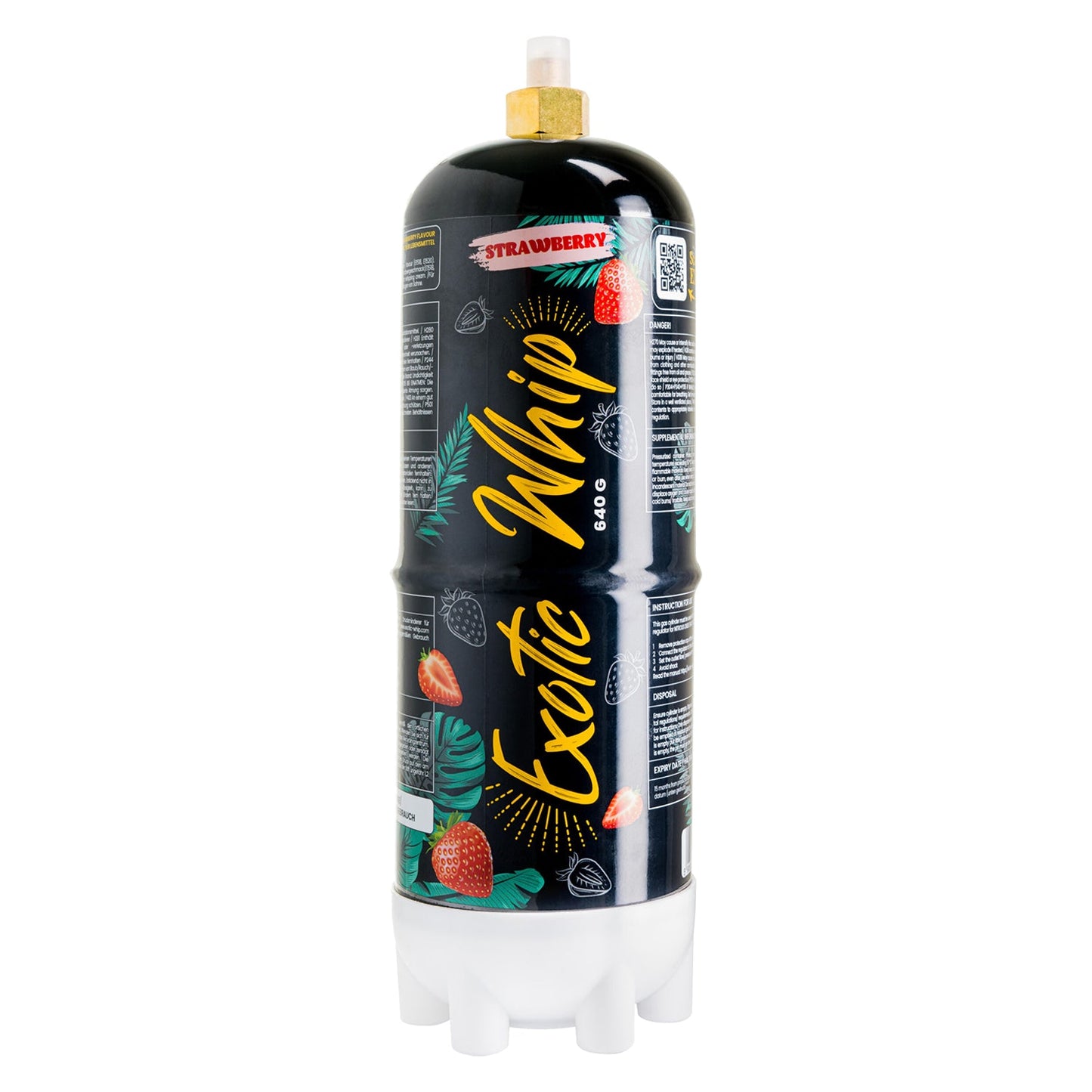 Exotic Whip 640g - Erdbeer Geschmack - Krasses Gas