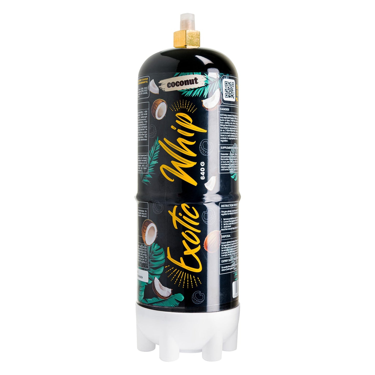 Exotic Whip 640g - Kokosnuss Geschmack - Krasses Gas